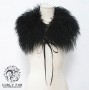 Tibetan / Mongolian Lamb Fur Collar Wrap