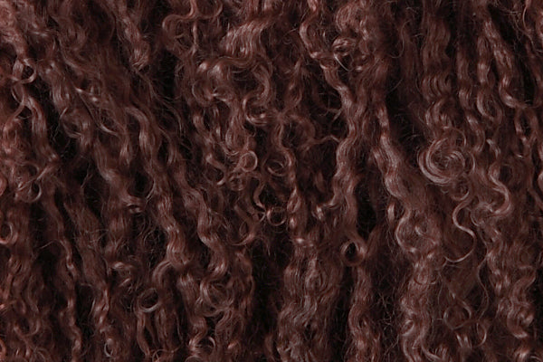 Tibetan Mongolian Lamb Fur Throw 2' x 4' — Mocha