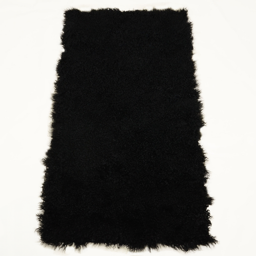 Kalgan Lamb Fur Plate Black