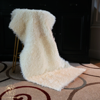 Kalgan Lamb Fur Plate — Natural White