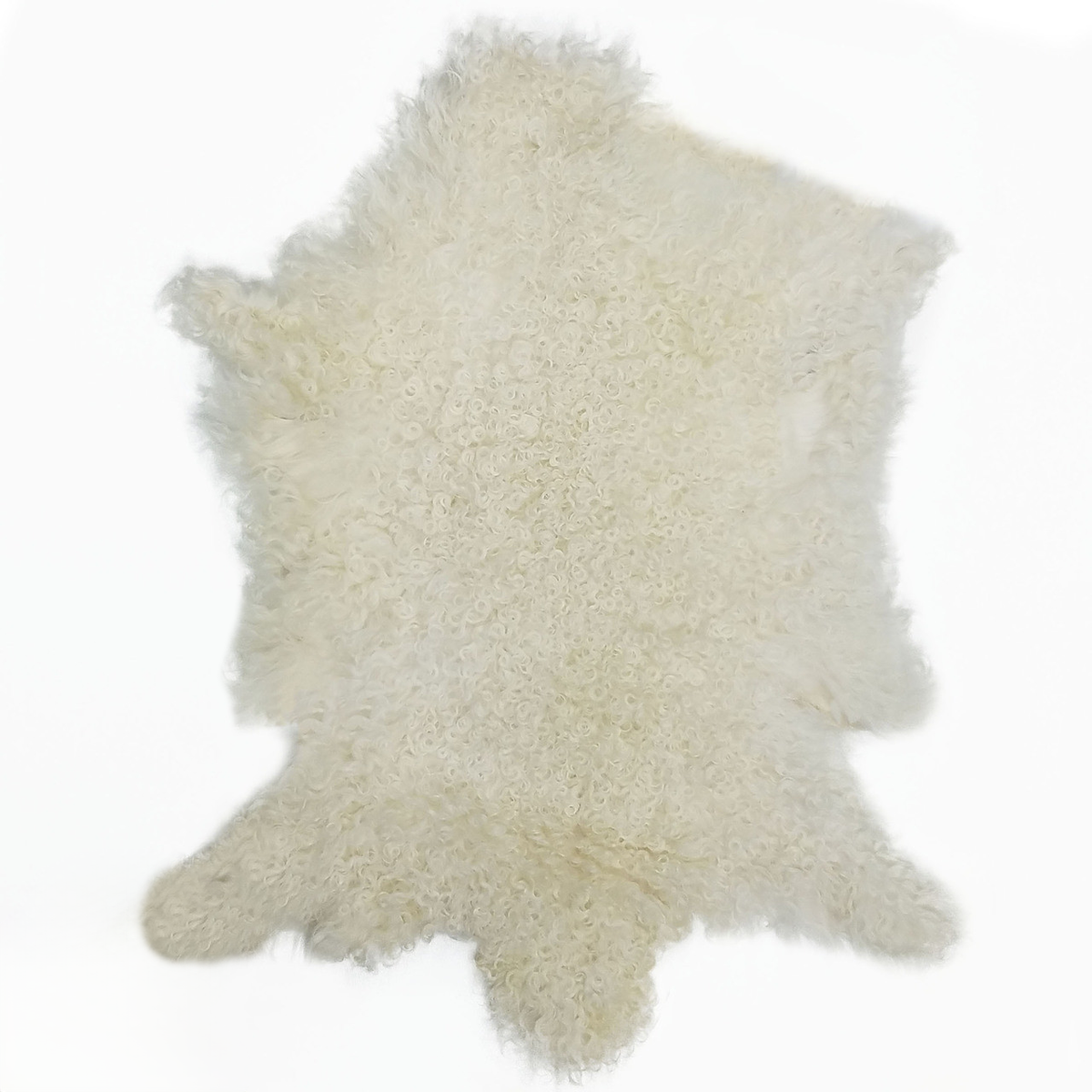 Kalgan Lamb Fur Pelt Natural White