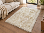 Mongolian/Tibetan Lamb Fur Rug – 5′ × 8′