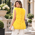 Mongolian/Tibetan Lamb Fur Vest - 27"
