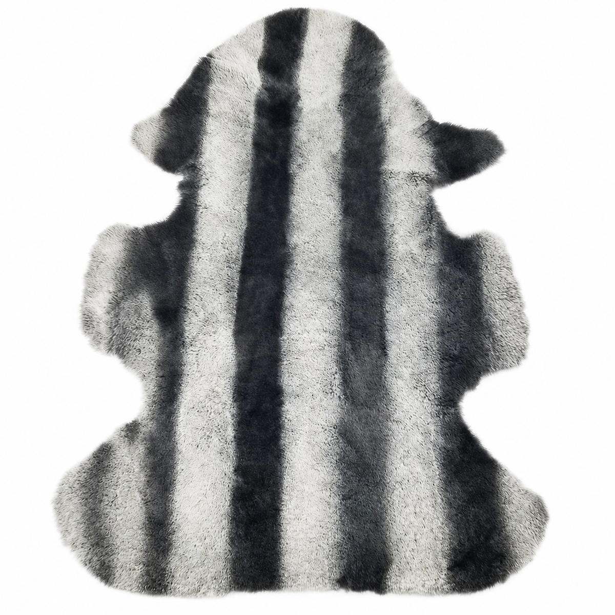 Australian Sheepskin Shearling Pelt - Stripe Design