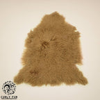 Mongolian/Tibetan Lamb Fur Pelt - Light Brown