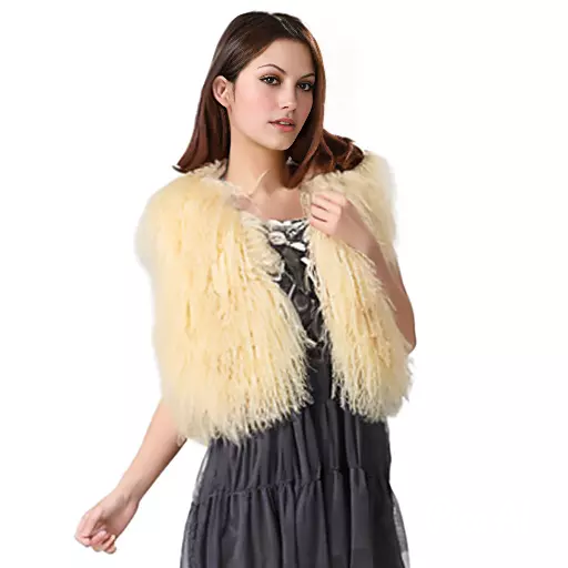 Tibetan Lamb Fur Vest
