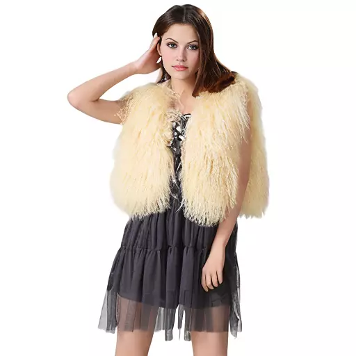Tibetan Lamb Fur Vest
