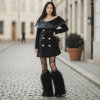 Mongolian Lamb Fur Leg Warmers & Boot Covers
