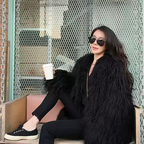 Mongolian/Tibetan Lamb Fur Collarless Coat - 31″ Black