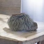Genuine Mongolian Lamb Fur Sheepskin grey