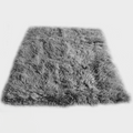 Tibetan Mongolian Lamb Fur Rug - 4' x 6' — Grey