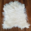 Straight Goat Pelt White