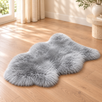 Grey Australian Sheepskin Single Pelt