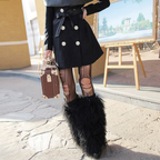 Mongolian Lamb Fur Leg Warmers & Boot Covers