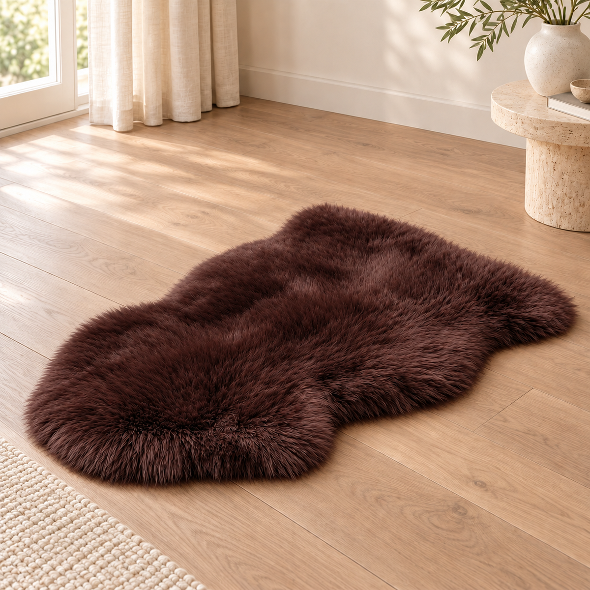 Mocha Australian Sheepskin Single Pelt