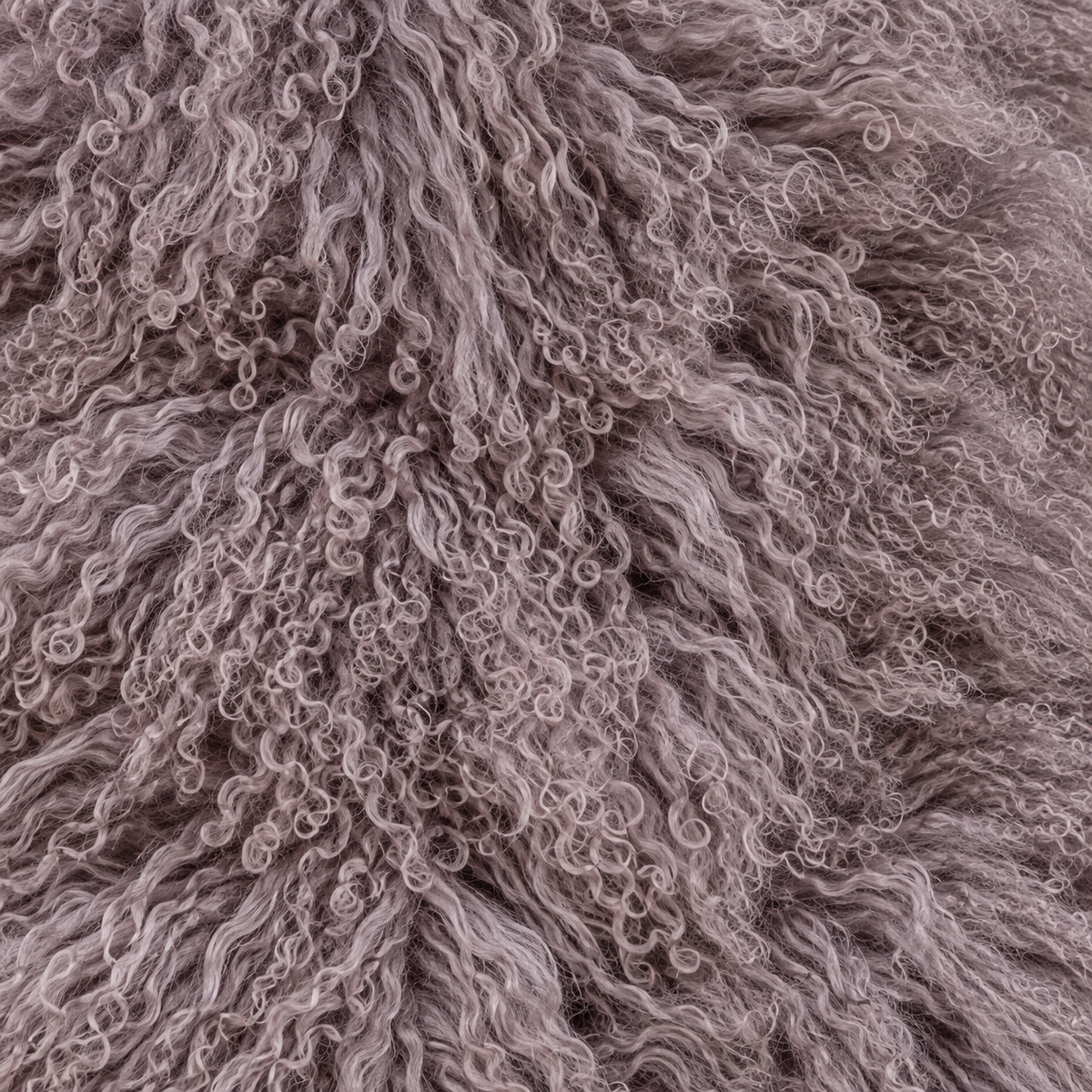 Quail Mongolian/Tibetan Lamb Fur Sheepskin Plate - 2' × 2'