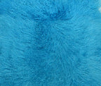 Mongolian/Tibetan Lamb Fur Rug – 4' × 6' - Turquoise
